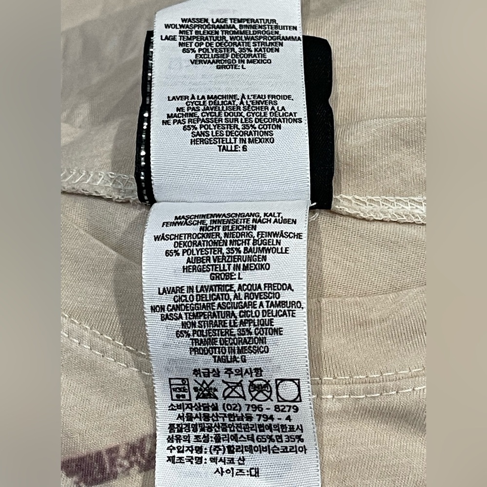 Harley Davidson Kokomo Indiana Beige Women Size Large Long sleeve shirt - Picture 6 of 7